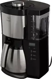 Melitta Look V Timer Filter Coffee Machine 1.25L with Thermal Jug Black