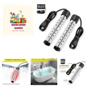 Portable Immersion Water Heater with Stainless Steel Cover, Quick Heating Imm...