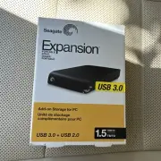 Seagate Expansion 1.5TB External Storage Drive STAX1500102 USB 3.0. NEW