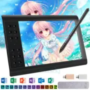 10x6inch Digital Drawing Tablet Graphics tablet with Battery-free Pen 8192 Level