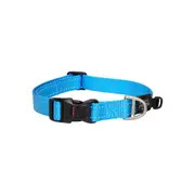 Rogz Turquoise Large 20mm Wide x 34cm to 56cm Classic Utility Collar for Dogs & Puppies