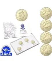 2023 ANDA Money Expo Queen Elizabeth 11 $1 UNC 4 Coin Privy Mark Set ✅F