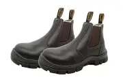 DUBBO Work Boots, Steel Toe Cap Safety , Elastic Sided Bobcat Carbon fibre Toe