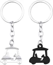 [YALLNASL] Golf Cart Keychains for Men Women Dad Fathers Day Christmas Birthday Gifts for Papa Dad Golf Bag Charms