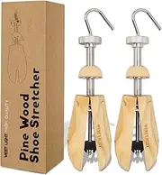 [WEST LIGHT] Women's Shoe Stretchers,2-Way Pine Wood Shoe Stretchers Women for Wide Feet, Loosen Tight Shoes Women’s Size 7-10, Pine Wood, 7,7.5,8,8.5,9,9.5,10 US Women Size 7-10