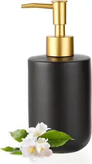 Soap Dispenser Bathroom Ceramic Hand Soap Dispenser with Pump,Elegant Dish Soap