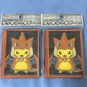 Pikachu Orange Ver 64 Sleeves Pokemon Card Deck Shield Mega Tokyo Center Japan