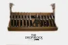 Drop Block Under Cabinet Knife Storage Rack - Large, Walnut