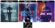 John Wick Trilogy 1 2 3 One Two Three (3 Ultra HD 4K + Blu Ray Set, WS) New