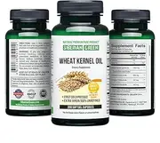 Siberian Green Wheat Kernel Oil Capsules 200 Softgels Wild Harvested Siberia Altai Cold Pressed Unrefined
