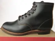 Red Wing 9060 Beckman Boot Flat Box Width D Black Men Size 9.5D High Top Leather