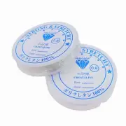 Amaney 0.8mm Elastic String, Stretchy Bracelet String Crystal String Bead Cord f