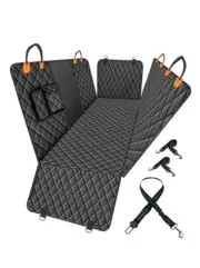 Waterproof Dog Car Seat Cover for Back Seat – Large Hammock & Door Protector