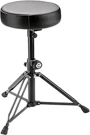 K&M Stands 14015 Professional Drummer's Throne - Black Imitation Leather (14015.000.55)