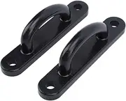 2Pcs Rotary Latch D Striker Plate: 4in Metal Lift Plate for Ranch Truck Cap Glass Doors, Fits Century, Leer 100le 100Xl, Glasstite, are & Jason