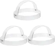 3pcs Display Stand Tabletop Hat Rack Clear Hat Cap Stand Hat Display Rack Round Hair Wig Rack Hair Wig Display Holder Round Barbell Pedestal Display Shelf Hats Hat Stand Acrylic