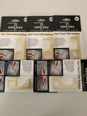 Lot 5 Home Smart SANI-KEY Anti-Microbial Copper-Coated Stylus NEW