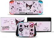 Kuitmor Skin Stickers Compatible with Switch,Anime Vinyl Decal,Switch Full Wrap Protective Skin Game Console Film Sticker - KLM Sweet Calling