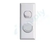 Universal Dimmer Light Switch White Architrave 450W Suits LED