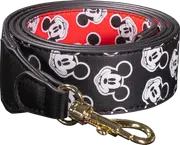Loungefly Disney Mickey Mouse Reversible Heads Bag Strap - New, With Tags