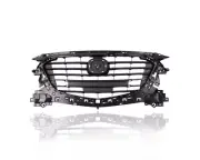 Grille for 17-18 Mazda3 Sdn/Hatch Sport/Touring Gray Frame BANE50712D (for: Mazda)