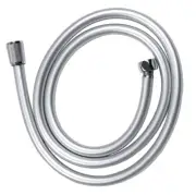 Raymor ESSENTIALS SHOWER HOSE 1.5m 150-500kPa 1/2" BSP Female, PVC Silver Grey