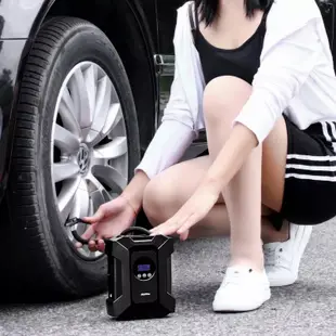 樣樣樂 X型數位打氣機 液晶顯示 LED燈 隨身攜帶 打氣機 汽車打氣機 充氣機 補胎 汽機車用品 類似12266