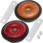 2pcs Loud Snail Horn Kit Dual Tone Car Horns for Motorcycle Scooter High Low Decibel Alert Sound Easy Installation for Enhanced Vehicle Safety