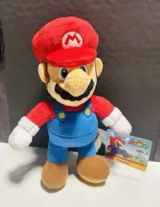 Nintendo Super Mario Plush MARIO 9" Figure - NEW with Tags - Fast Free Shipping