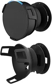 2Pack Stand for Echo Pop, Wall Mount Holder for Echo Pop with Cable Management Shelf for Space-Saving and Easy Access - Perfect Bracket Shelf Accessories for Echo Pop Smart Speaker