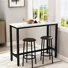 Large Slate Marble Bar Table Kitchen Dining Table Console Table Long Sofa Table