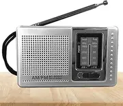 Portable Pocket Radio | AM/FM Battery Operated Portable Pocket Radio - Great Reception, Earphone Jack, Portable Transistor Radio for Walking Camping