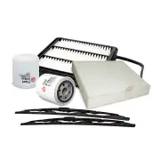 Sakura Front Wiper Blades & Filter Service Kit for Great Wall X200 2.0L Spin-On