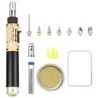12 in 1 Gas Soldering Iron Kit Adjustable Flame Cordless Powered7955