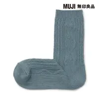 在飛比找momo購物網優惠-【MUJI 無印良品】女棉混足口柔軟舒適織紋直角襪(共10色