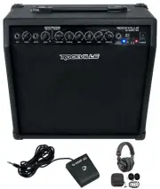 Rockville G-AMP 30 Watt Guitar Combo Amplifier w/Bluetooth+Footswitch+Headphones