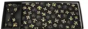 Mardi Gras Golden Fleur de Lis Tuxedo Cummerbund and Bowtie