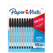 Paper Mate Ink Joy Ballpoint Pens Black 10 pack