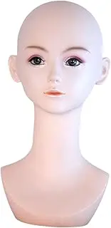 KiBcsLic Bald Manikin Head Stable Wig Holder Wig Stand for