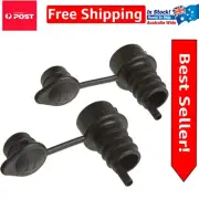 Ergonomic Wine Aerator, Filter & Stopper - 5-in-1 Solution for Freshness, 2 Pack