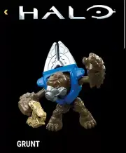 HALO MEGA CONSTRUX GRUNT CONSCRIPT FIGURE 10TH ANNIVERSARY ¡EXCELLENTE!