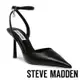 STEVE MADDEN-ALLIANCE 尖頭高跟繞踝涼鞋-黑色