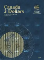 Whitman Folder 4014 CANADA 2 Dollars $ V 1 1996-2018 RCM Album/Book CLOSEOUT