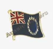 COOK ISLANDS FLAG HAT PIN / BADGE - BRAND NEW