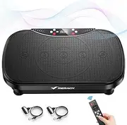 MERACH Vibration Plate Exercise Machine, Vibration Plate with Bluetooth and LED Display