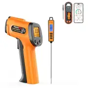 Meat Thermometer 600fT, 1 Temperature Gun with Laser Pointer