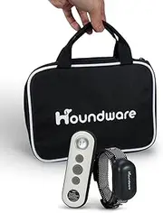 Houndware Dog Shock Collar for Training: Anti Barking Collar for Dogs Waterproof with 300M Remote Control and 3 Customizable Modes Beep Vibration Shock Collar for Gentle Humane Training Dog Collars
