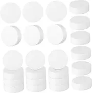 Angoily 24 Pcs High Density Foam Circles for Crafts Round Foam Discs for Cake Decorations DIY Projects and Modeling for Creative Use
