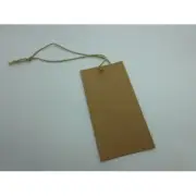 Brown Recycled Card Large Swing Tags Pack of 50