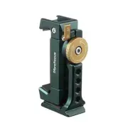 Metal Cell Phone Tripod Mount Smartphone Holder Adapter Aluminum W Cold Shoe